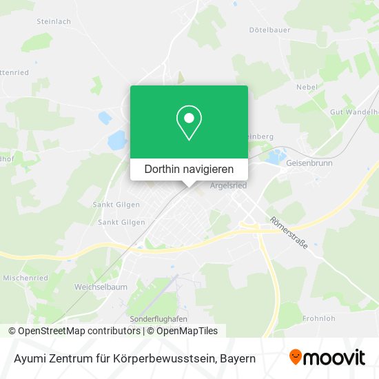 Ayumi Zentrum für Körperbewusstsein Karte
