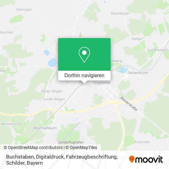 Buchstaben, Digitaldruck, Fahrzeugbeschriftung, Schilder Karte