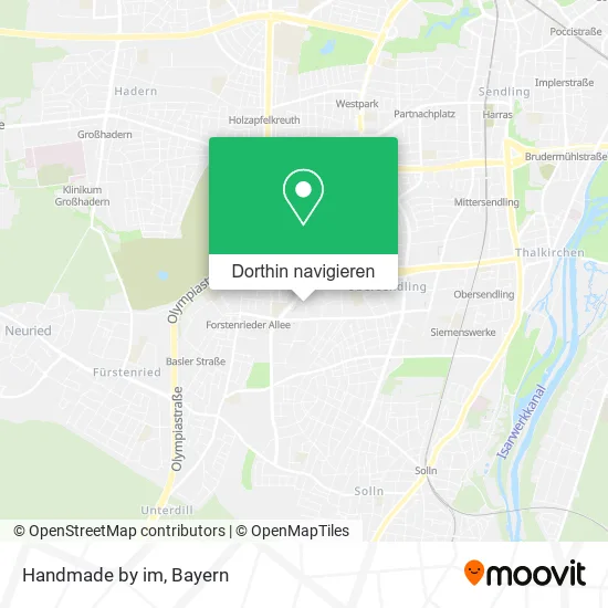 Handmade by im Karte