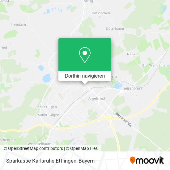 Sparkasse Karlsruhe Ettlingen Karte