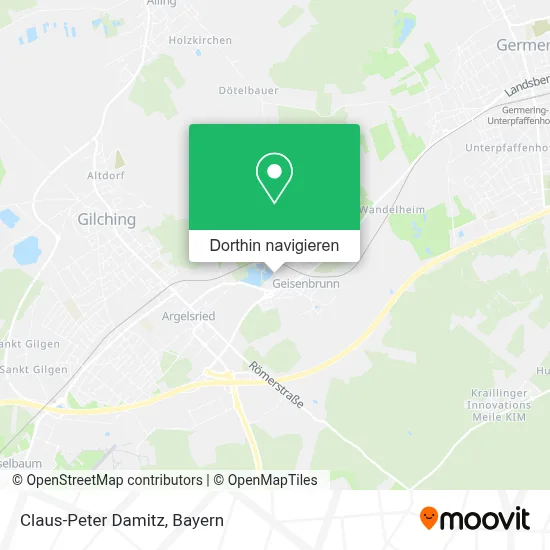 Claus-Peter Damitz Karte