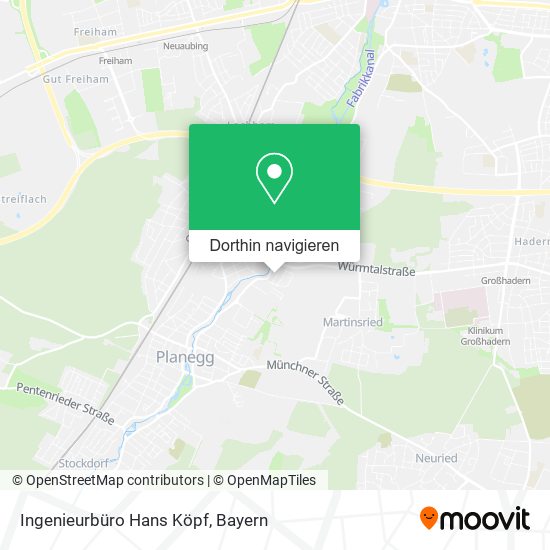 Ingenieurbüro Hans Köpf Karte