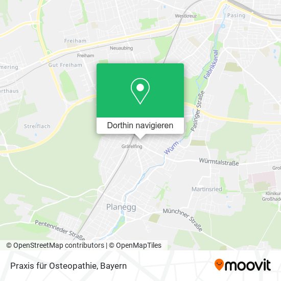 Praxis für Osteopathie Karte