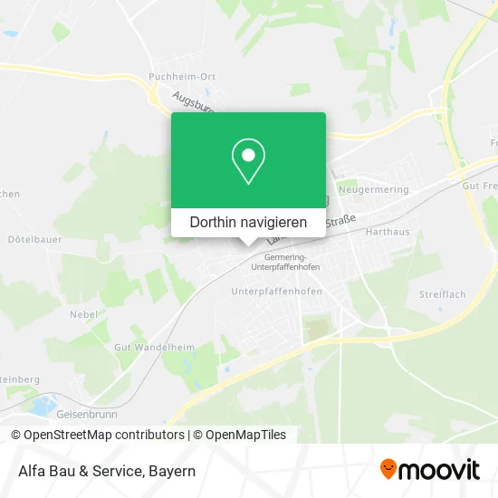 Alfa Bau & Service Karte