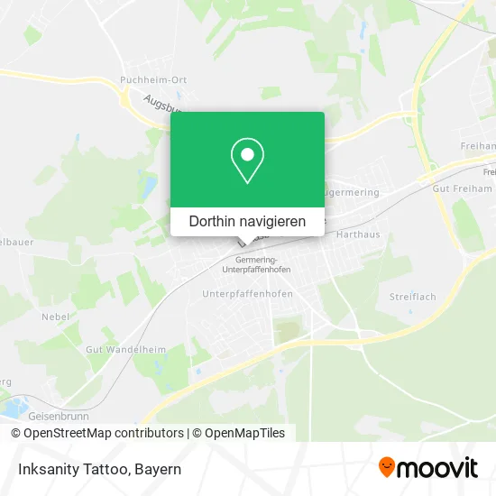 Inksanity Tattoo Karte