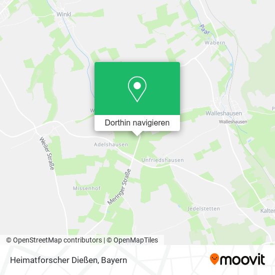 Heimatforscher Dießen Karte