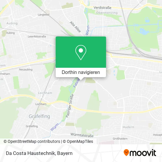 Da Costa Haustechnik Karte