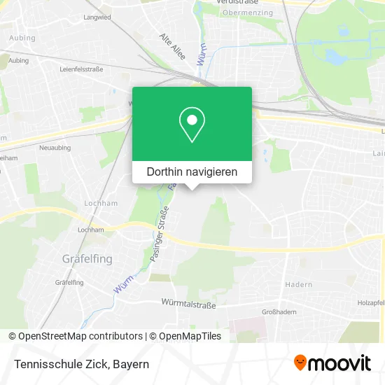 Tennisschule Zick Karte