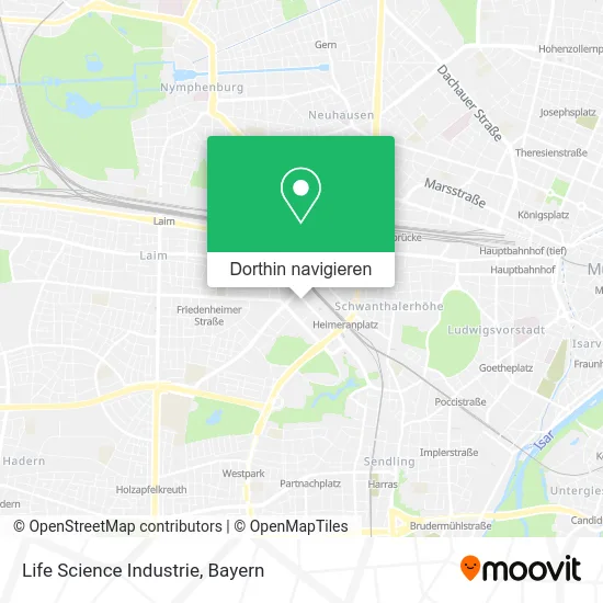 Life Science Industrie Karte