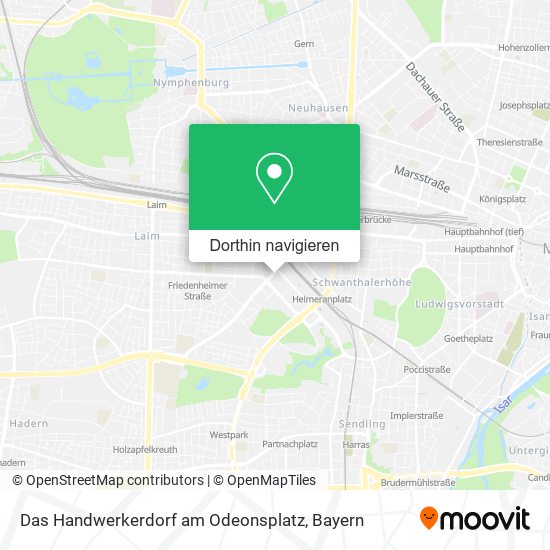 Das Handwerkerdorf am Odeonsplatz Karte