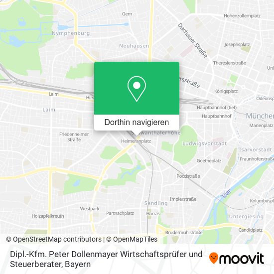 Dipl.-Kfm. Peter Dollenmayer Wirtschaftsprüfer und Steuerberater Karte