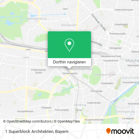 1 Superblock Architekten Karte