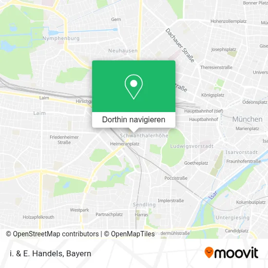 i. & E. Handels Karte