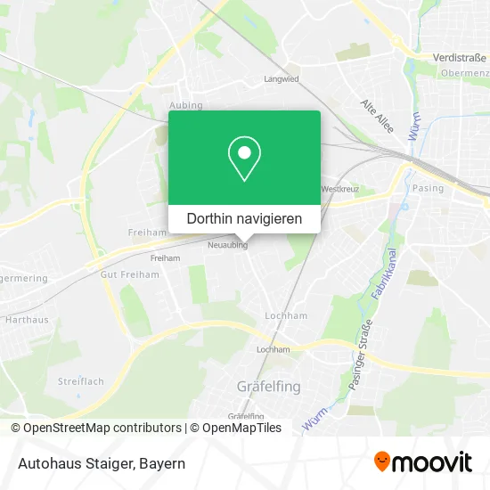 Autohaus Staiger Karte