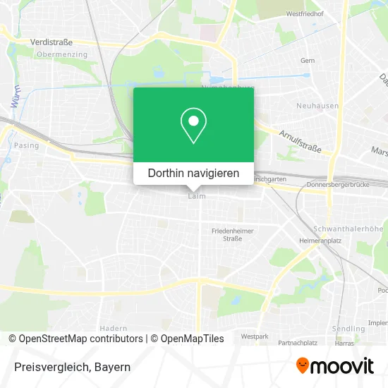 Preisvergleich Karte