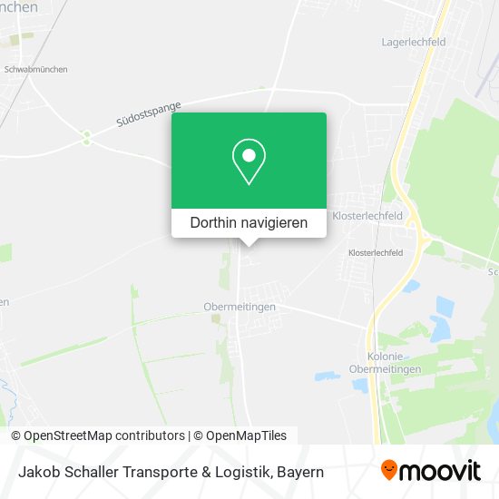 Jakob Schaller Transporte & Logistik Karte