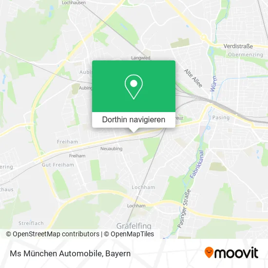 Ms München Automobile Karte