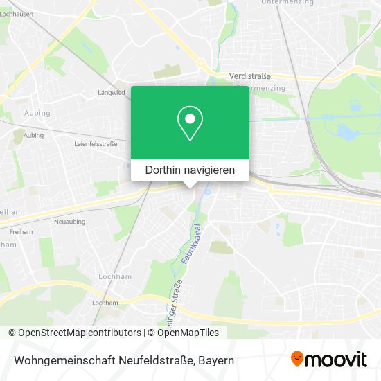Wohngemeinschaft Neufeldstraße Karte