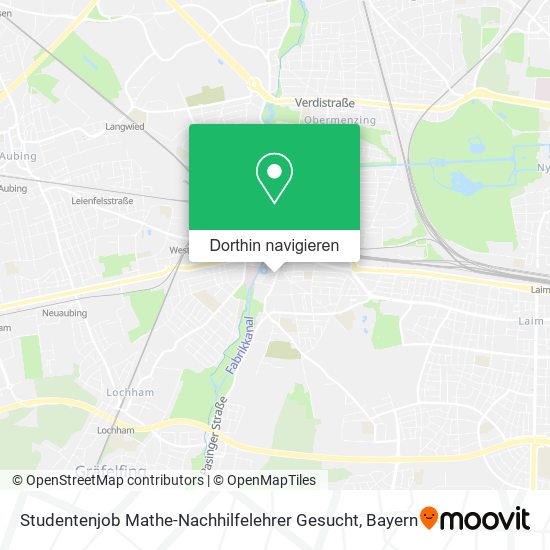 Studentenjob Mathe-Nachhilfelehrer Gesucht Karte