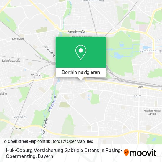 Huk-Coburg Versicherung Gabriele Ottens in Pasing-Obermenzing Karte