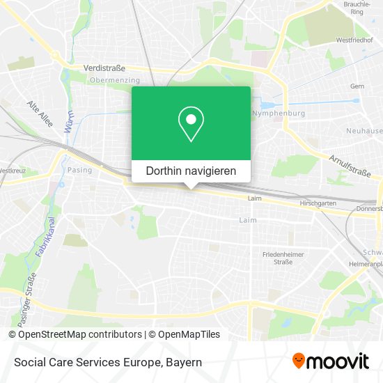 Social Care Services Europe Karte
