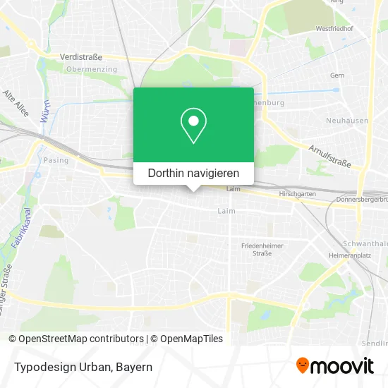 Typodesign Urban Karte