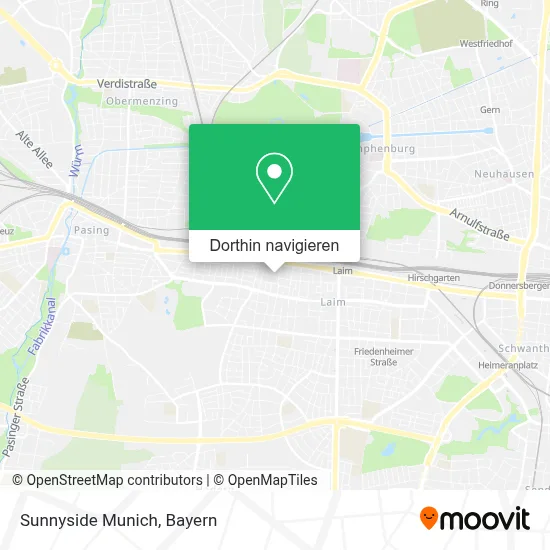 Sunnyside Munich Karte