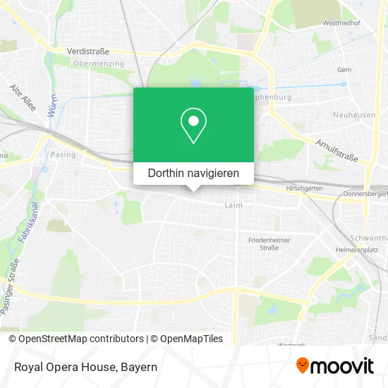 Royal Opera House Karte