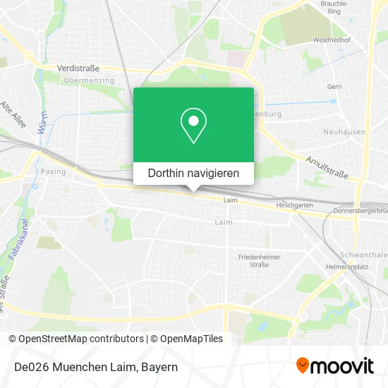 De026 Muenchen Laim Karte