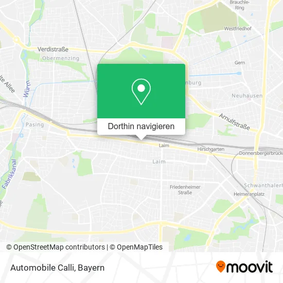 Automobile Calli Karte