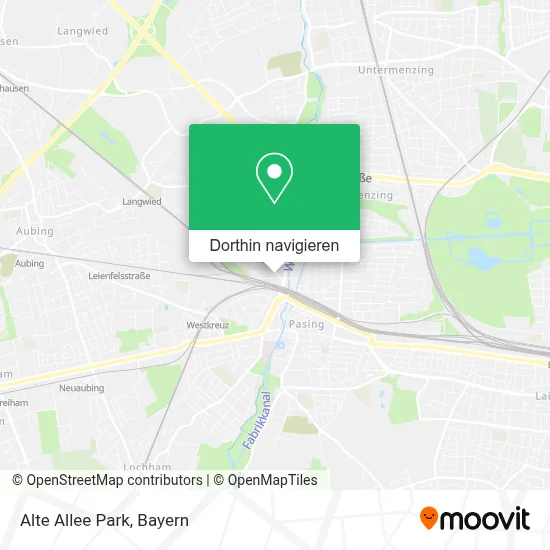 Alte Allee Park Karte
