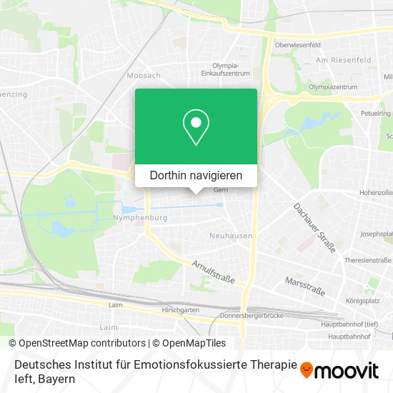 Deutsches Institut für Emotionsfokussierte Therapie Ieft Karte