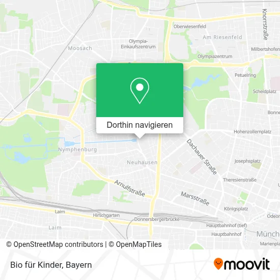 Bio für Kinder Karte