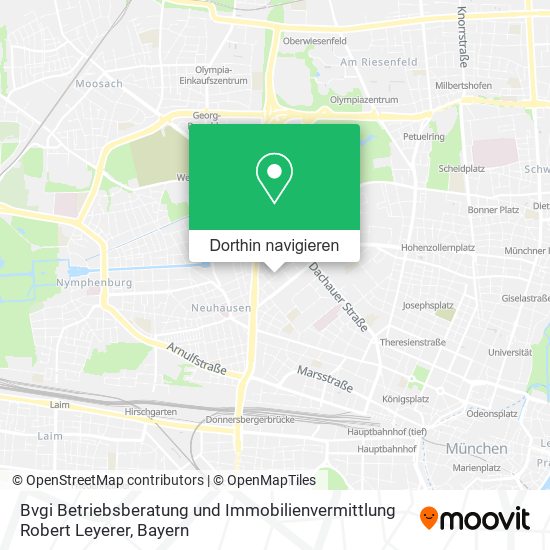 Bvgi Betriebsberatung und Immobilienvermittlung Robert Leyerer Karte