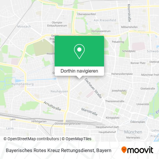 Bayerisches Rotes Kreuz Rettungsdienst Karte