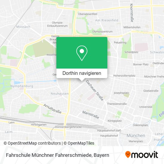 Fahrschule Münchner Fahrerschmiede Karte