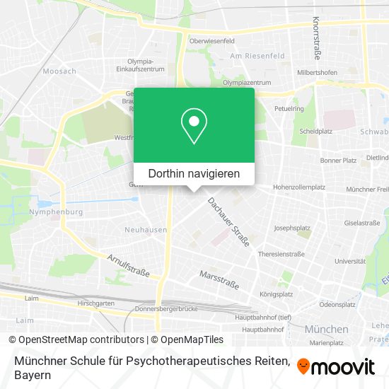 Münchner Schule für Psychotherapeutisches Reiten Karte