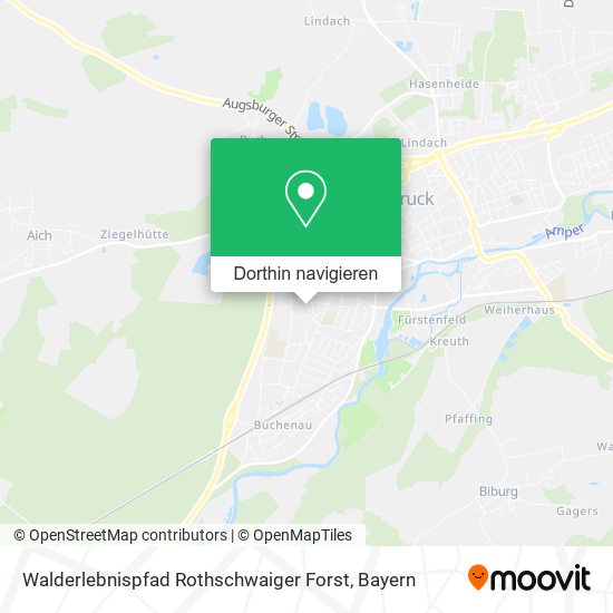 Walderlebnispfad Rothschwaiger Forst Karte