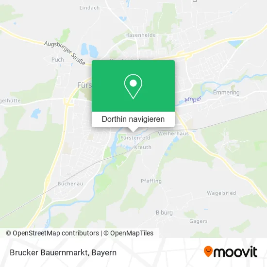 Brucker Bauernmarkt Karte