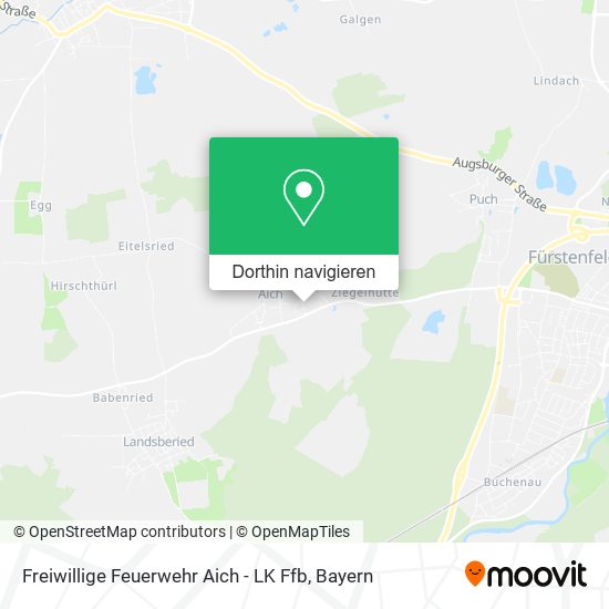 Freiwillige Feuerwehr Aich - LK Ffb Karte
