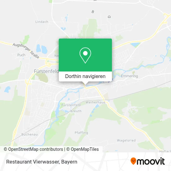 Restaurant Vierwasser Karte