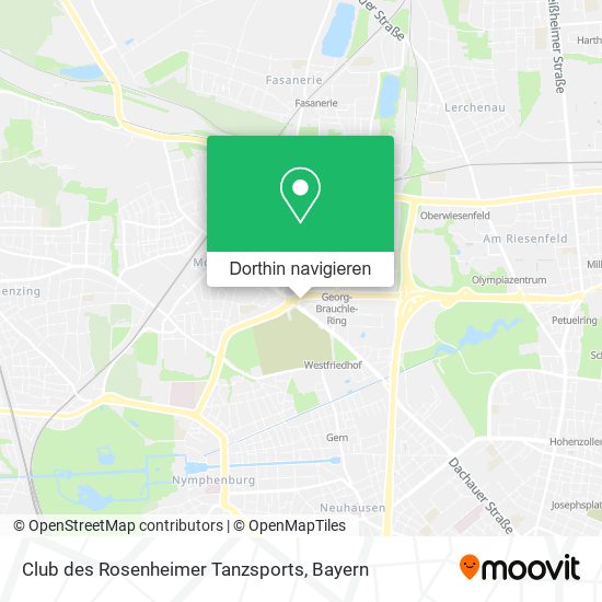 Club des Rosenheimer Tanzsports Karte