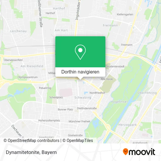 Dynamitetonite Karte