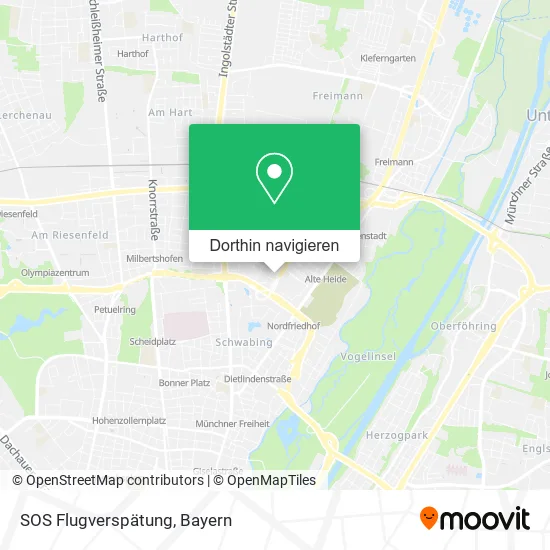SOS Flugverspätung Karte