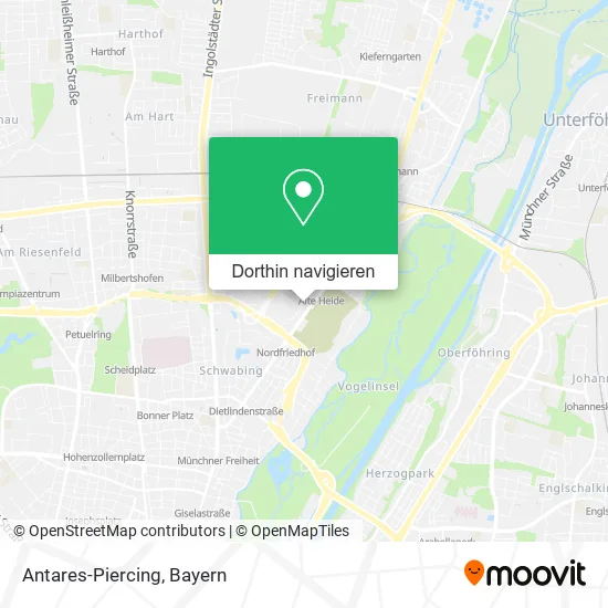 Antares-Piercing Karte