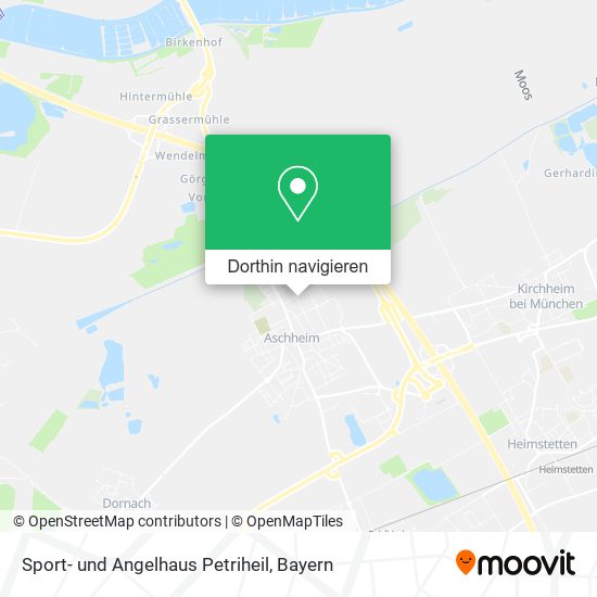 Sport- und Angelhaus Petriheil Karte