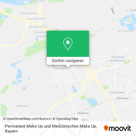 Permanent Make Up und Medizinisches Make Up Karte