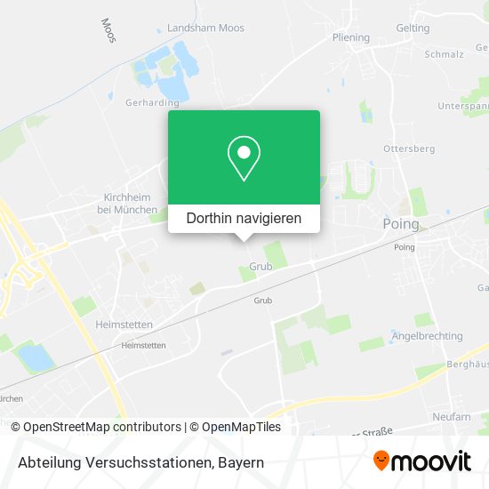 Abteilung Versuchsstationen Karte