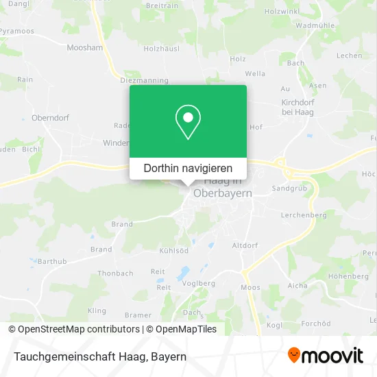 Tauchgemeinschaft Haag Karte