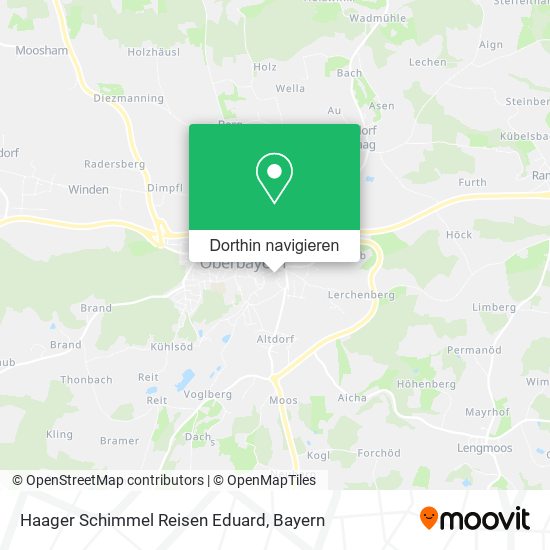 Haager Schimmel Reisen Eduard Karte